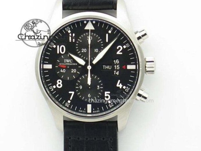 MIROTIME 0210 Fashionable Portofino IW458101 Diamond Bezel SS MK 1:1 Best Edition Blue Dial On Blue Leather Strap MIYOTA 7169